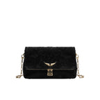 Zadig & Voltaire Rock Western Suede Leather Clutch