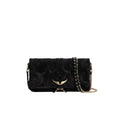 Zadig & Voltaire Rock Western Suede Leather Clutch