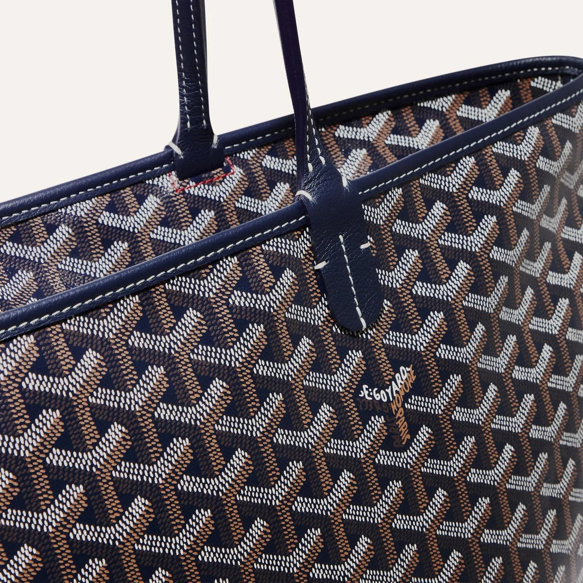 Goyard Saint Louis PM Tote Bag - Navy Blue