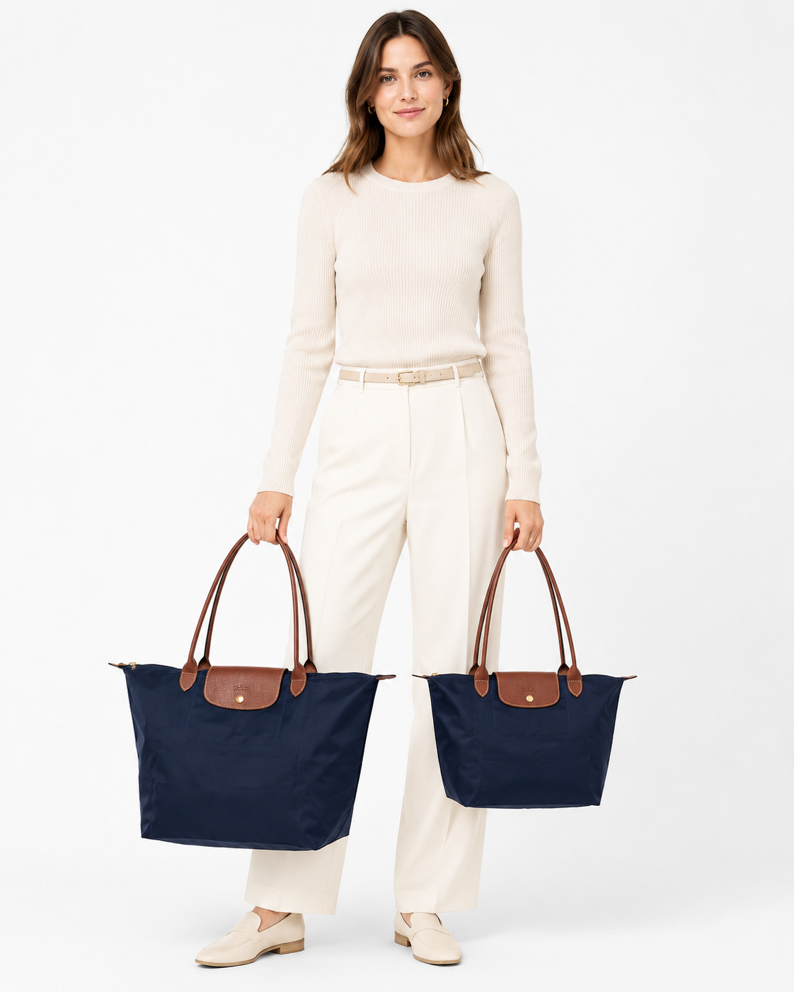 Longchamp Le Pliage Tote Bag - Navy Blue