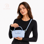 Mini Longchamp Bag - Baby Blue