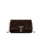 Zadig & Voltaire Rock Western Suede Leather Clutch