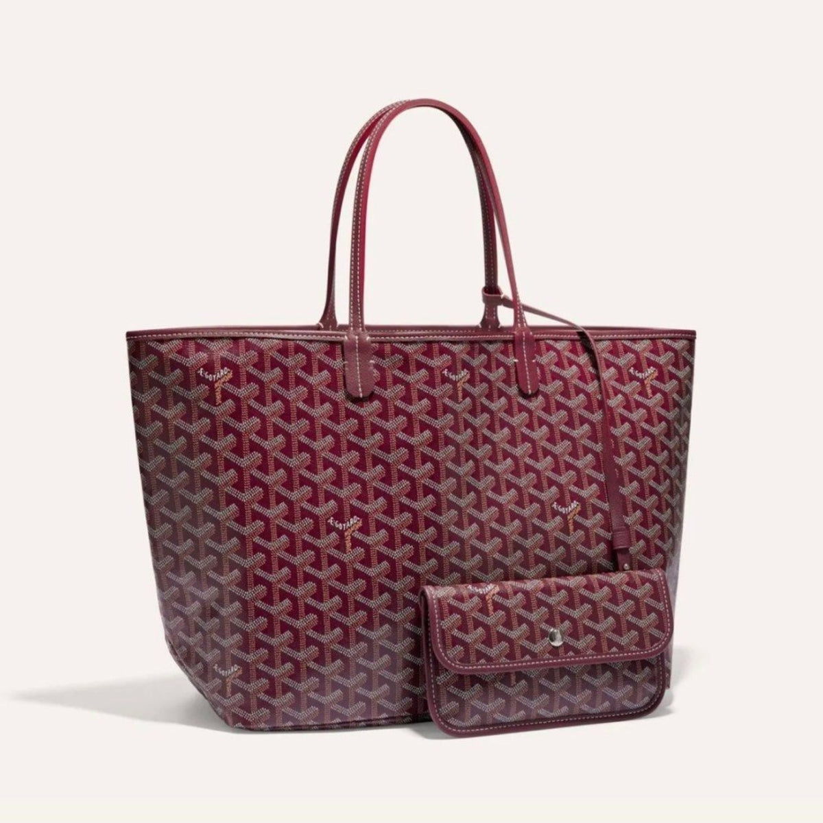 Goyard Saint Louis PM Tote Bag - Burgundy