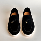 Loro Piana Women’s Loafers - Black