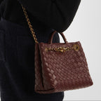 Bottega Veneta Andiamo Bag - Burgundy