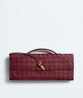 BOTTEGA VENETA Andiamo Clutch — Burgundy