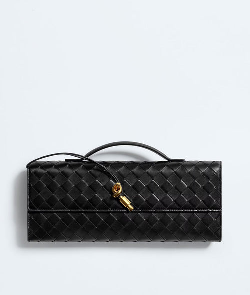 BOTTEGA VENETA Andiamo Clutch — Black