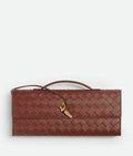 BOTTEGA VENETA Andiamo Clutch — Brown