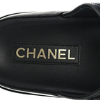 Chanel Quilted Double-Strap Sandals – Black