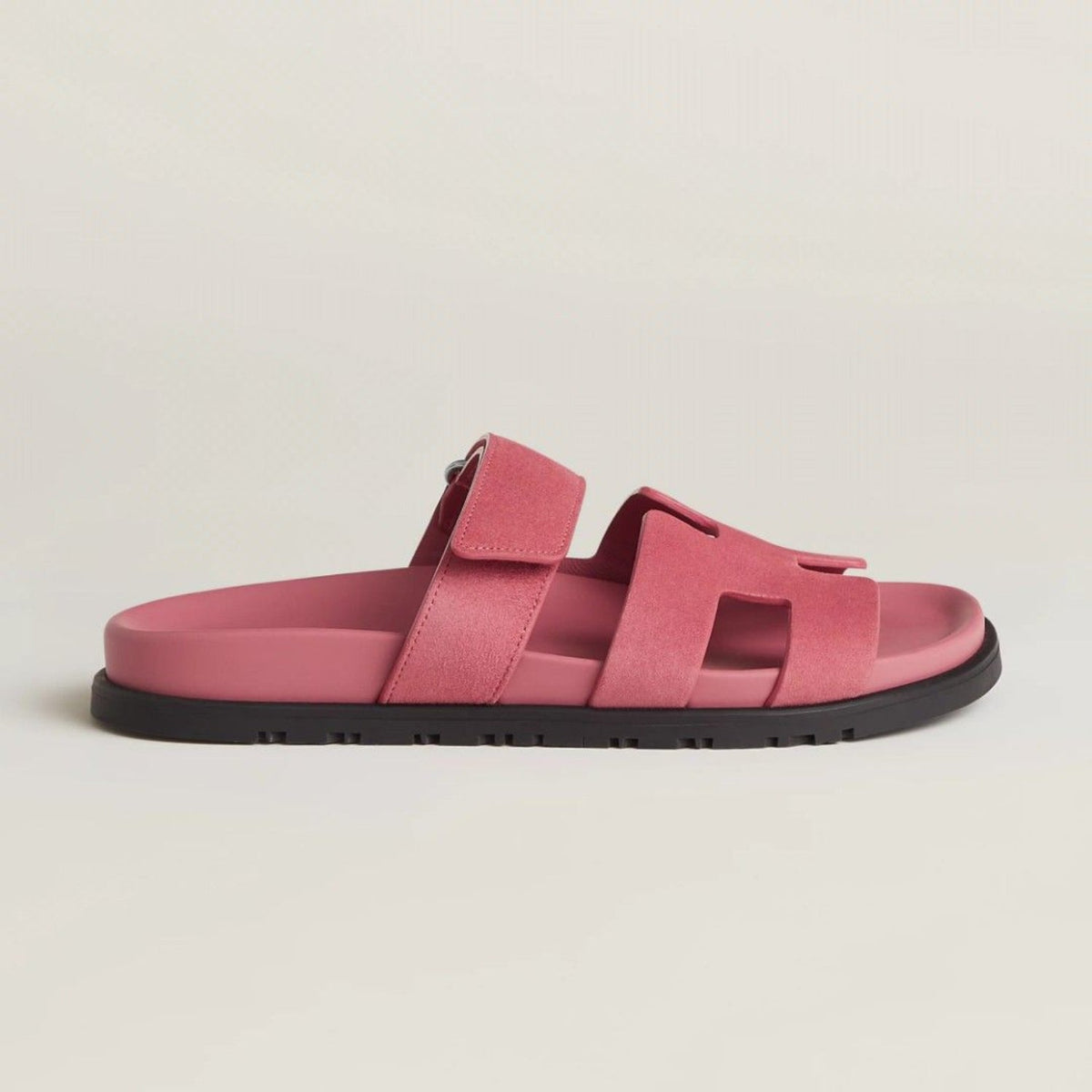 Hermès Chypre Sandal - Rose Pink (Suede)