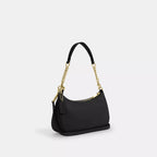 Coach Teri Shoulder Bag – Black Pebble Leather