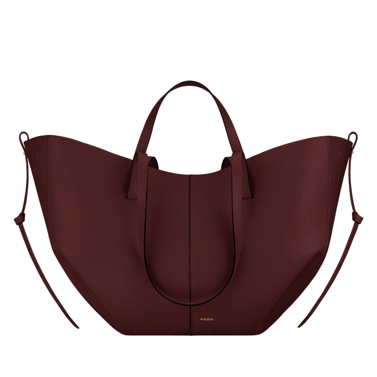 Polène Cyme Tote - Black Cherry