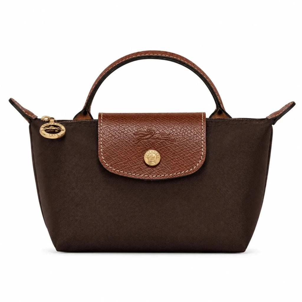 Mini Longchamp Bag - Ebony Brown
