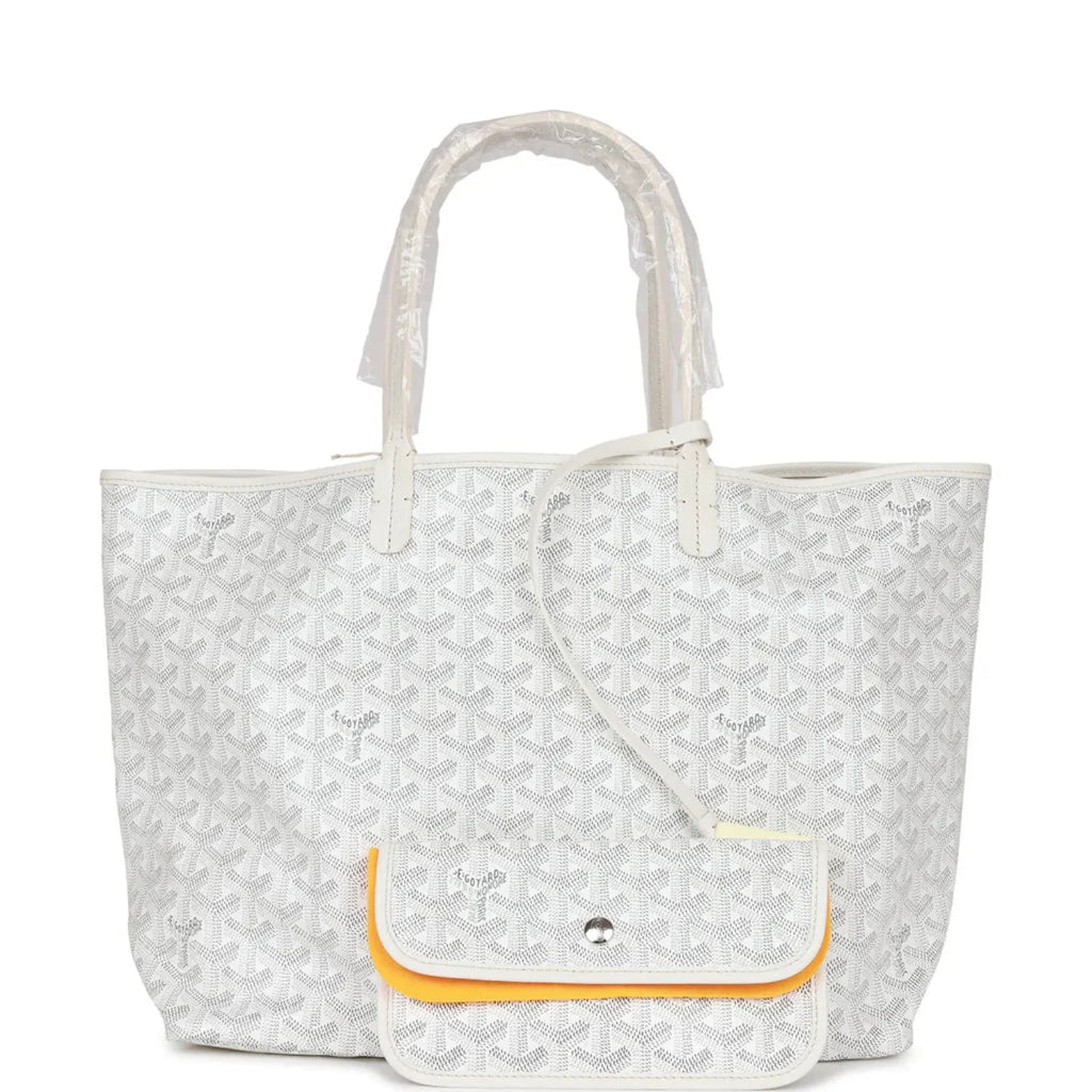 Goyard Saint Louis PM Tote Bag - White