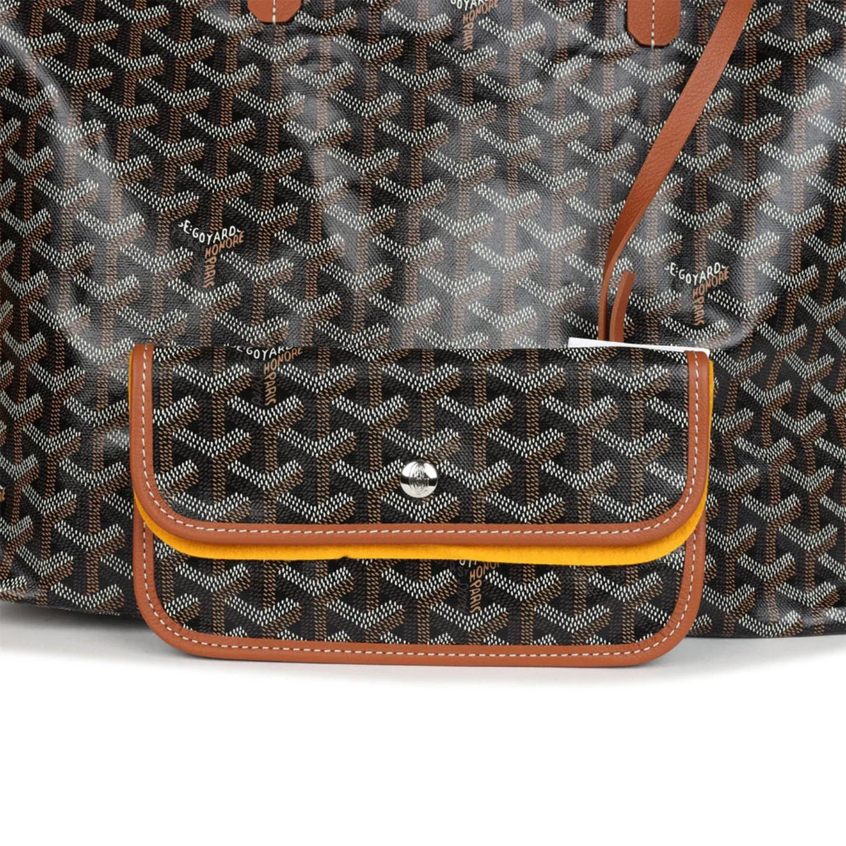 Goyard Saint Louis PM Tote Bag - Black Brown