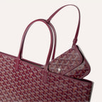 Goyard Saint Louis PM Tote Bag - Burgundy