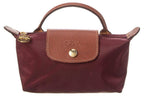 Mini Longchamp Bag - Black Cherry