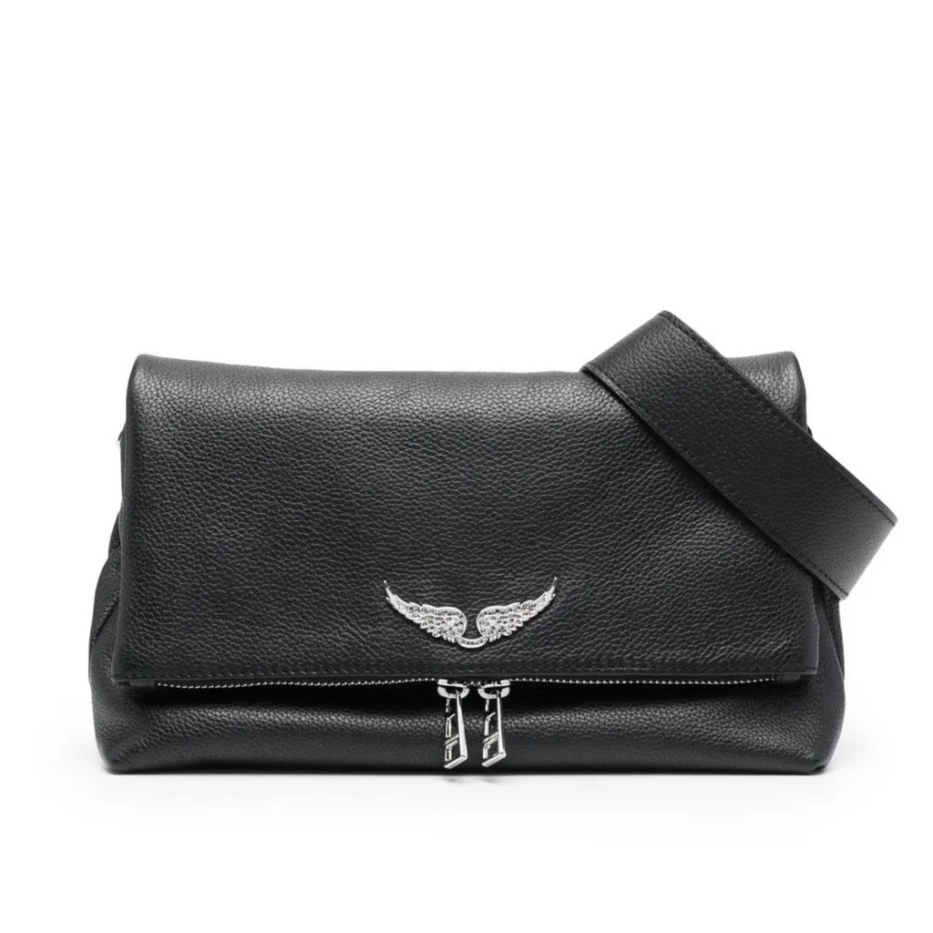 Zadig&Voltaire Logo-Plaque Leather Shoulder Bag